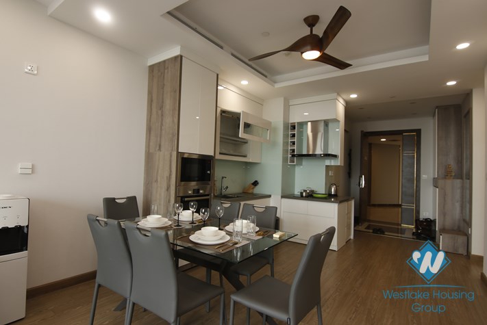 A three-bedroom apartment on the high-rise complex Sun Grand, Thuy Khue